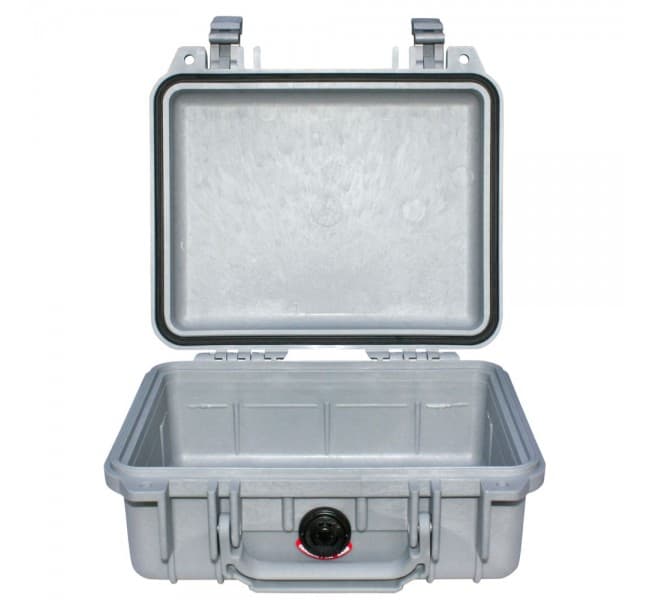 Защитный кейс Peli Protector 1200 без логотипа без поропласта серебро 1200-101-180E