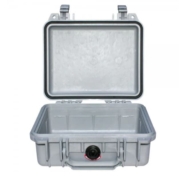 Защитный кейс Peli Protector 1200 без поропласта серебро 1200-001-180E