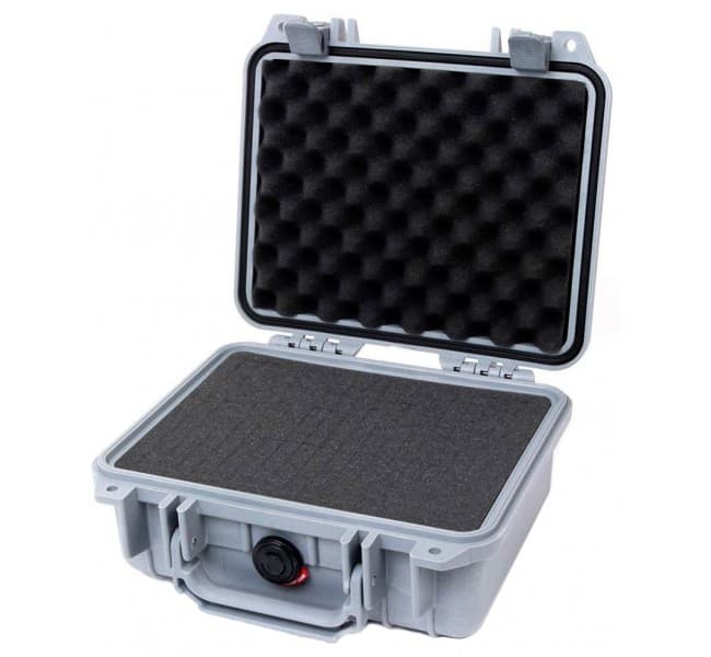 Защитный кейс Peli Protector 1200 с поропластом серебро 1200-000-180E