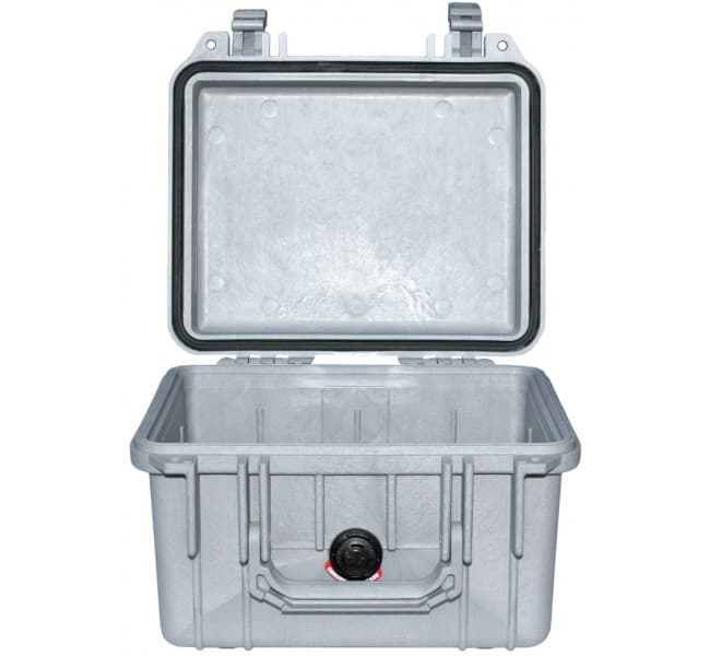 Защитный кейс Peli Protector 1300 без поропласта серебро 1300-001-180E