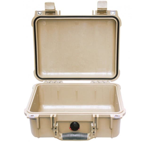 Защитный кейс Peli Protector 1400 без поропласта коричневый 1400-001-190E