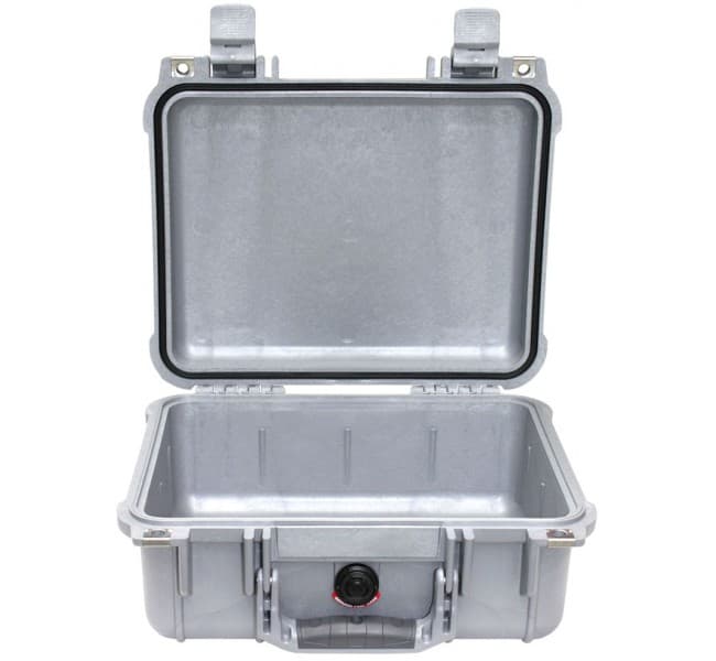 Защитный кейс Peli Protector 1400 без поропласта серебро 1400-001-180E