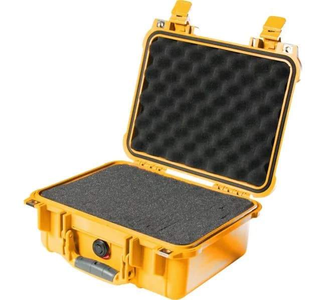 Защитный кейс Peli Protector 1400 с поропластом желтый 1400-000-240E