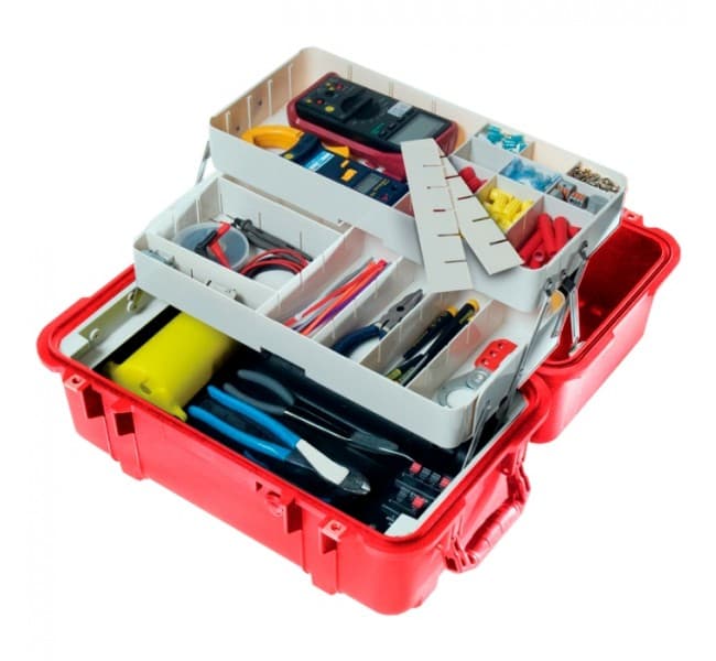 Защитный кейс Peli Protector 1460 TOOL для инструментов красный 1460-007-170E