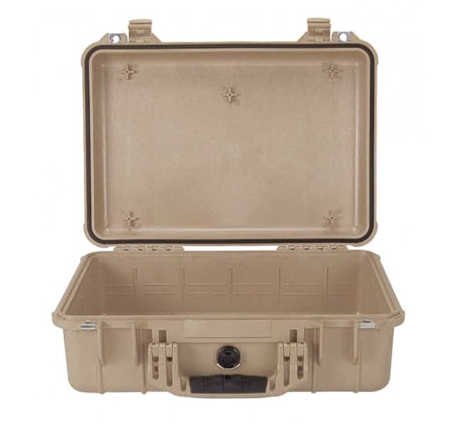 Защитный кейс Peli Protector 1500 без поропласта коричневый 1500-001-190E