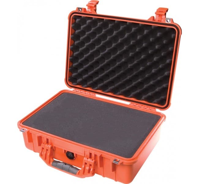 Защитный кейс Peli Protector 1500 с поропластом оранжевый 1500-000-150E