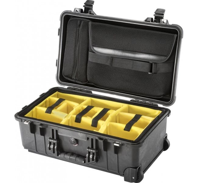 Защитный кейс Peli Protector 1510SC с мягкими перегородками и органайзером черный 015100-0070-110E