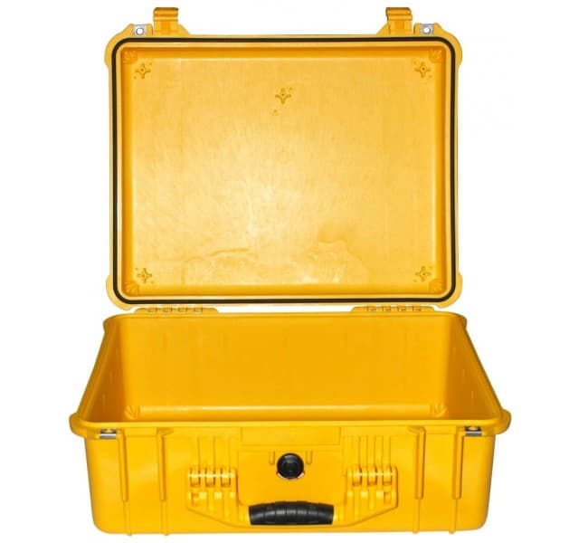 Защитный кейс Peli Protector 1550 без логотипа без поропласта желтый 1550-101-240E