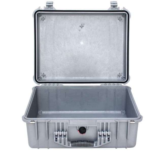 Защитный кейс Peli Protector 1550 без поропласта серебро 1550-001-180E