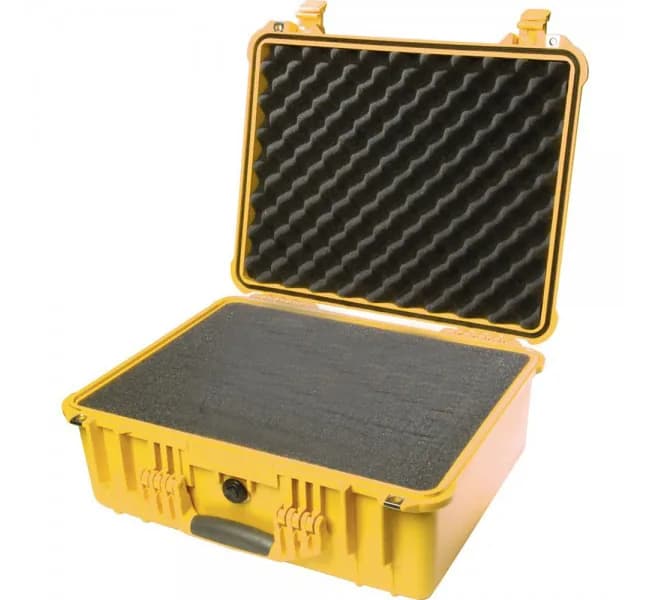 Защитный кейс Peli Protector 1550 с поропластом желтый 1550-000-240E