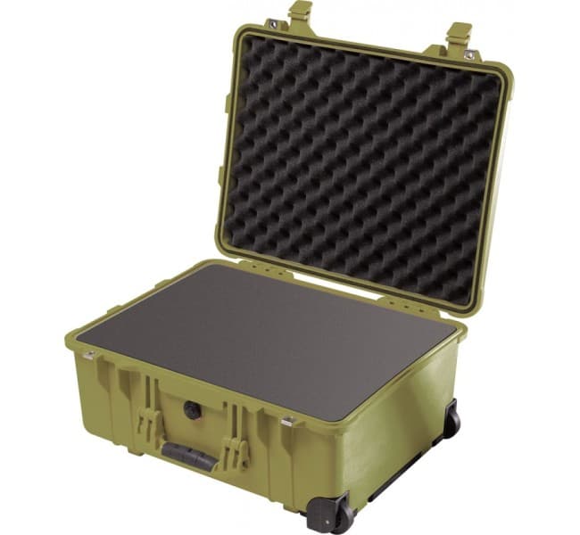 Защитный кейс Peli Protector 1560 с поропластом зеленый 1560-000-130E