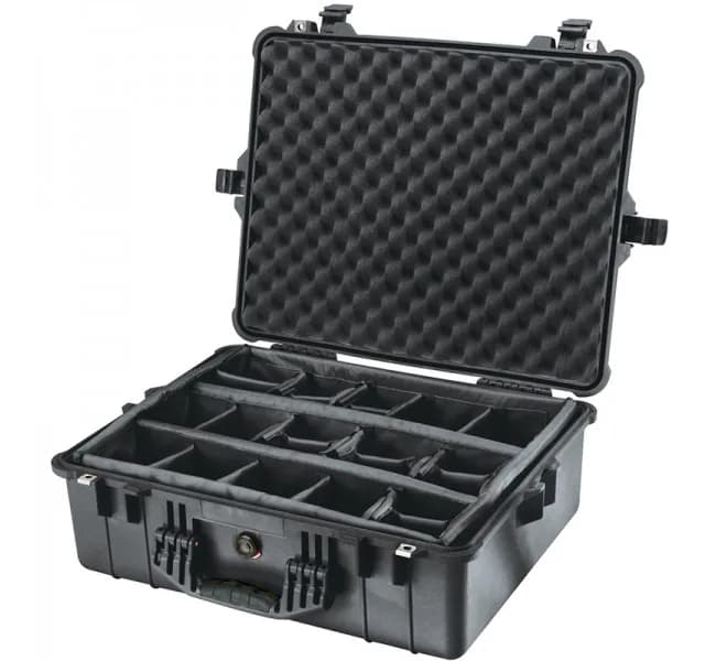 Защитный кейс Peli Protector 1600 с мягкими перегородками черный 1600-004-110E