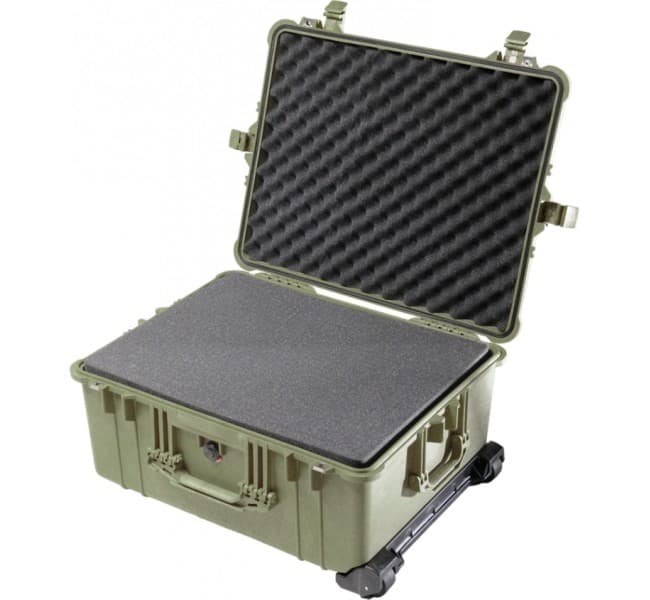 Защитный кейс Peli Protector 1610 с поропластом зеленый 1610-000-130E