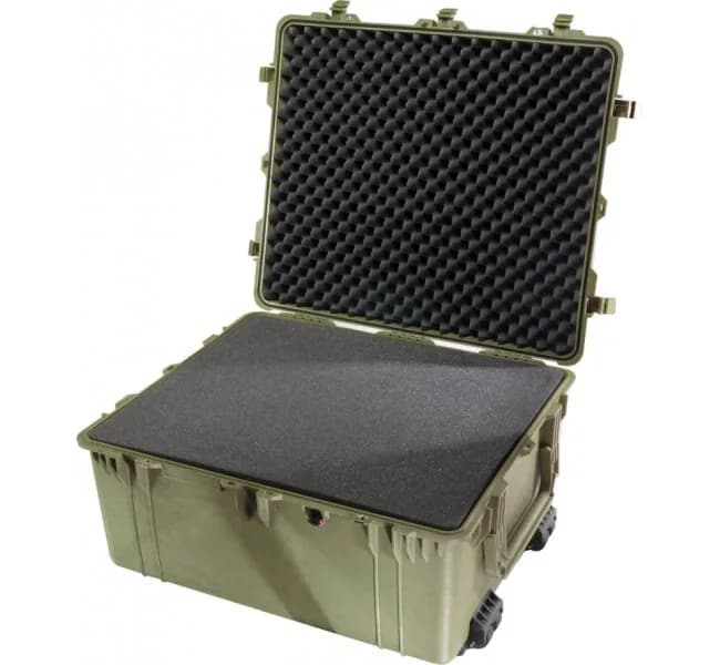 Защитный кейс Peli Protector 1690 с поропластом зеленый 1690-000-130E