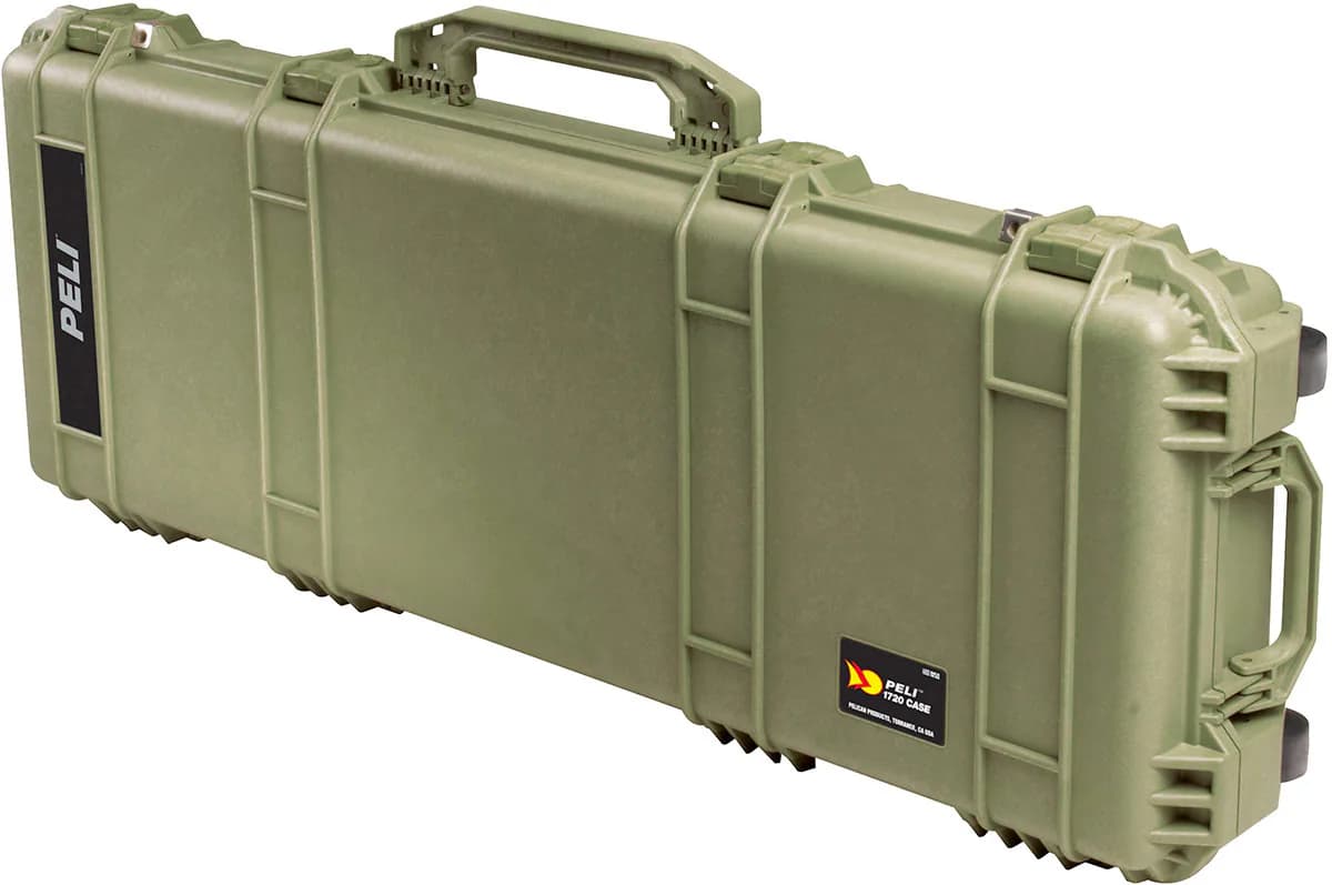Защитный оружейный кейс Peli Protector 1720 без поропласта зеленый 017200-0010-130E