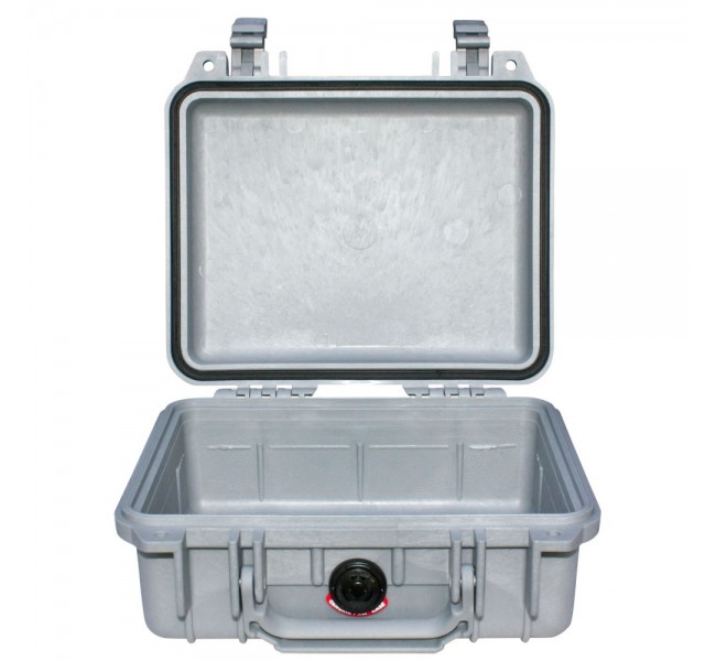 Защитный кейс Peli Protector 1200 без логотипа без поропласта серебро 1200-101-180E