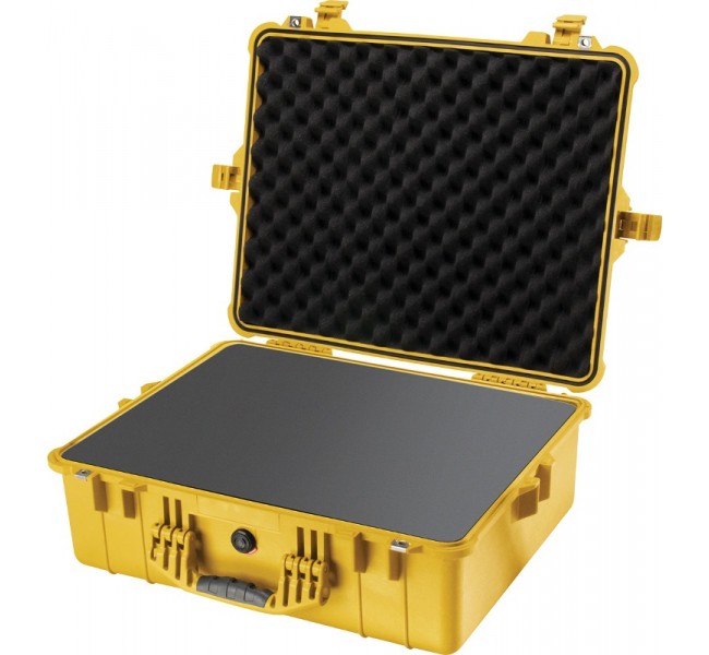 Защитный кейс Peli Protector 1600 с поропластом желтый 1600-000-240E