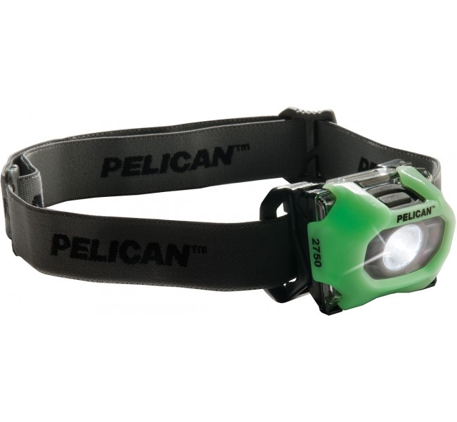 Налобный многофункциональный двухцветный фонарь Peli 2750C LED фотолюминесцентный 027500-0102-247E