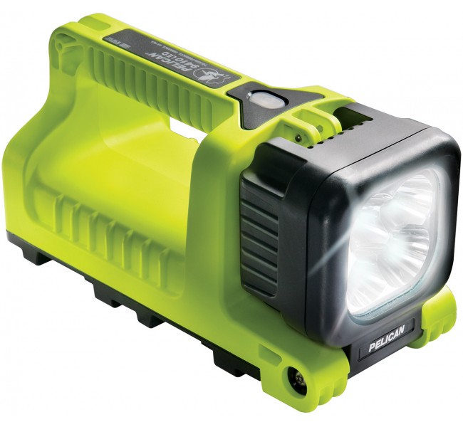 Большой аккумуляторный фонарь Peli 9410L LED желтый 9410-022-245E