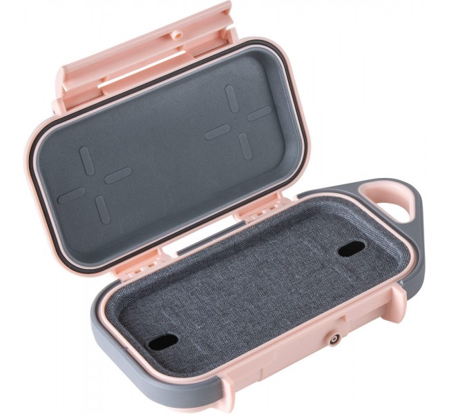 Кейс Pelican Go Case G40 Personal Utility розовый серый GOG400-0000-PNK